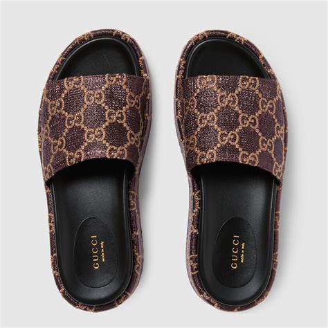 gucci loafer slides womens|gucci women's slides clearance sale.